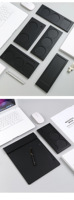 Bloc-notes multifonctionnel portable A5 avec logo personnalisé FOCUS, en cuir PU, pour l'école, le bureau, la papeterie, fermeture magnétique