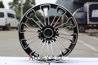 Jantes en alliage forgé OEM 21 22 24 pouces 5x112 Noir brillant usiné à rayons multiples compatibles Mercedes Maybach Classe S BMW X7