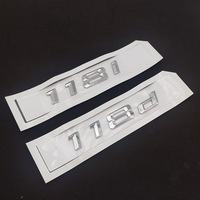 Autocollant de logo de voiture 3D en ABS, lettres de coffre 120i 120d, emblème pour BMW F20 E87 E81 E82, accessoires