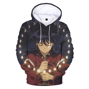 Sweats à capuche <span class=keywords><strong>Inuyasha</strong></span> 3D imprimés pour hommes, nouveauté 2023, anime japonais, style Harajuku, décontracté, tendance, oversize - Product Image 6