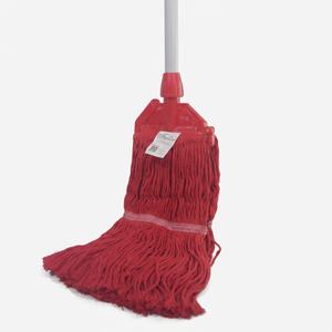 Mopa con Extremo en Bucle Rojo Codificada por Colores, la Más Vendida, para Limpieza e Higiene en Hospitales y Escuelas - Product Image 1