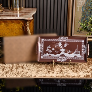 Hot Selling American Style <b>Square</b> <b>Plate</b> <b>Set</b> of New Design for Wedding Tableware Dinnerware Gift - Product Image 5