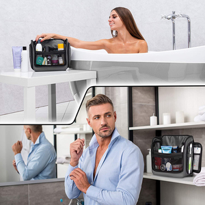 Premium Large Wet and Dry Hanging Travel <b>Toiletry</b> <b>Bag</b> with Metal Zipper <b>for</b> <b>Men</b> and Women - Product Image 6