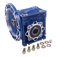 Reduktor Kecepatan NMRV Semirke Berkualitas Tinggi 7.5-100 Worm Gear Box Flange Mounted OEM untuk Penggunaan Industri dengan Housing Aluminium dan Besi Cor
