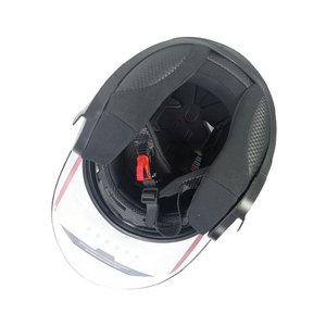 Chất Lượng Cao Bốn Mùa Phổ Mũ Bảo Hiểm Ngoài Trời Đi Xe Đôi Visor An Toàn Nửa Mặt Xe Máy Mũ Bảo Hiểm - Product Image 6