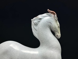 Sculpture de cheval en bronze - Product Image 2