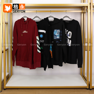 Geryon Felpa con Cappuccio Leggera Premium da Uomo Vintage di Seconda Mano, Pullover <span class=keywords><strong>Sottile</strong></span> Usato per Esportazione (Bulk Ukay) - Product Image 5