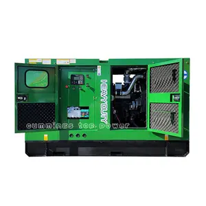 Factory stock price electric generator diesel 20kva 30 kva genset 40 kva super silent trailer type