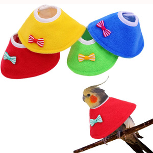 Collier de protection anti-morsures et anti-picots pour oiseaux : collier élisabéthain pour perroquet, perruche, perruche de type finch, collier décoratif simple et mignon, chaud et confortable - Product Image 3