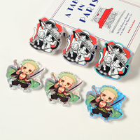 Adornos Decorativos de Escritorio Personalizados de Acrílico Hechos a Mano con Animación de Estrella de Doble Cara Humanoide Lenticular