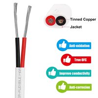 Fil électrique à double noyau en cuivre étamé de haute qualité 10 AWG avec CE pour bateau