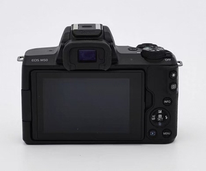 กล้องดิจิตอลมิเรอร์เลส <span class=keywords><strong>Canon</strong></span> <span class=keywords><strong>M50</strong></span> Mark I สภาพ 90% ใหม่ พร้อมเซ็นเซอร์ APS-C CMOS ราคาประหยัด รองรับการ์ด SD ถ่ายวิดีโอ 4K พร้อมระบบกันสั่นแบบออปติคอล - Product Image 4