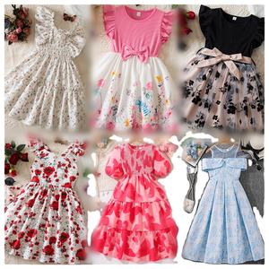 Vêtements pour enfants à succès : vêtements décontractés en coton pour l'été, motifs de dessins animés, stock Ropa De Bebe, expédition aléatoire - Product Image 1