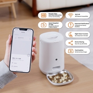 Distributeur automatique intelligent pour chats et chiens, anti-humidité, écologique, en plastique, pour aliments secs, avec préservation <span class=keywords><strong>de</strong></span> la fraîcheur - Product Image 4