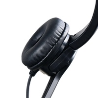 Casque de centre d'appel de production de masse d'usine professionnelle avec casque USB de fil de microphone pour le bureau