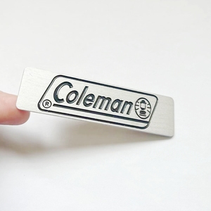 <span class=keywords><strong>Plaque</strong></span> de nom en métal avec logo personnalisé, étiquette en métal, autocollant en aluminium auto-adhésif, étiquette gravée écologique brossée - Product Image 2