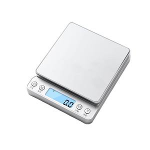 Báscula de Cocina de Acero Inoxidable con Precisión de 0.1g, Báscula Digital Rectangular para Alimentos, para Hornear y Cocinar, con Alimentación por Batería - Product Image 1