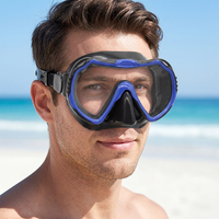 Masque de plongée sous-marine professionnel Transparent à une lentille pour adulte