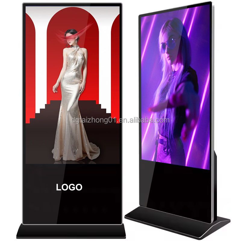 Интернет-реклама умный сенсорный экран киоск большой размер 75 дюймов lcd/светодиодные цифровые вывески и дисплеи напольный стенд дисплей экран