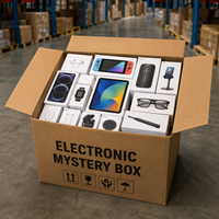 Caja Misteriosa de Gadgets Negros, Electrónicos, Teléfono Móvil, Laptop, Mouse para Juegos, Audífonos, Reloj Inteligente, Cámara para Minoristas