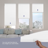 Stores enrouleurs occultants sans cordon avec isolation thermique et protection UV pour les fenêtres de la maison et du bureau