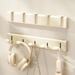 Wall Mounted Coat <b>Hook</b> Rectangle Heavy Duty Adhesive <b>Hooks</b> For <b>Bathroom</b> Entryway Storage - Product Image 1