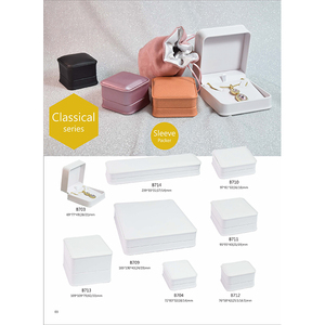 personalized jewelry packaging box gift Jewelry Set Necklace Bracelet Pendant Ring bulk luxury custom velvet jewelry gift box