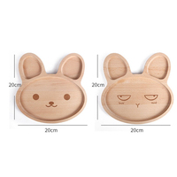 Assiettes à manger en bois de conception orientale à motifs personnalisés pour enfants plateaux de restauration rectangulaires pour les occasions de mariage gravés
