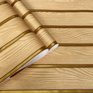 <span class=keywords><strong>Papier</strong></span> <span class=keywords><strong>Peint</strong></span> 3D à Rayures Verticales Simplifiées pour Chambre, Salon, Bureau, Hôtel, Mur de Fond, Mur TV - Product Image 5