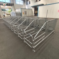 Bâtiments de gestation pour truies, fabricant direct usine, équipement d'élevage porcin en acier galvanisé, vente en gros, export