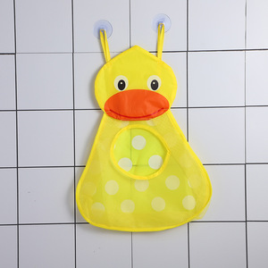 Bolsa de Almacenamiento para Baño de Niños, Colgante, con Ventosas, de PVC y Malla de Poliéster, Portátil, para Juguetes de Baño y Artículos Diversos - Product Image 4