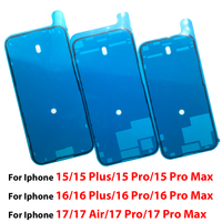 Colle d'étanchéité LCD imperméable en gros pour iPhone 13 14 15 16 17 Pro Max Plus Air Mini, ruban adhésif pour coque arrière et cadre, pièces de réparation de téléphone