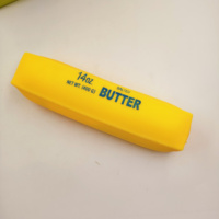Vente en gros usine, stock disponible : Mini bâton de beurre souple et moelleux, jouet anti-stress à pétrir, unisexe pour filles et garçons