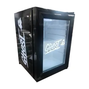 Enkele Glazen Deur Display Mini Glazen Deur Koelkast Hotel Mini Mini Mini Bar Compacte Drank Chiller