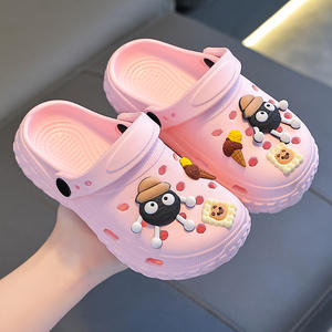 <b>Summer</b> Children's Cartoon Hollow Out Breathable Non-Slip Clogs <b>Sandals</b> for Boys Girls Parent-Child <b>Closed</b> <b>Toe</b> Beach <b>Sandals</b> - Product Image 4