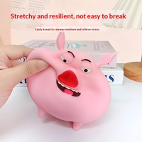 Figurine anti-stress en caoutchouc à presser sur le thème du cochon volant Nezha – Vente en gros pour les jeunes