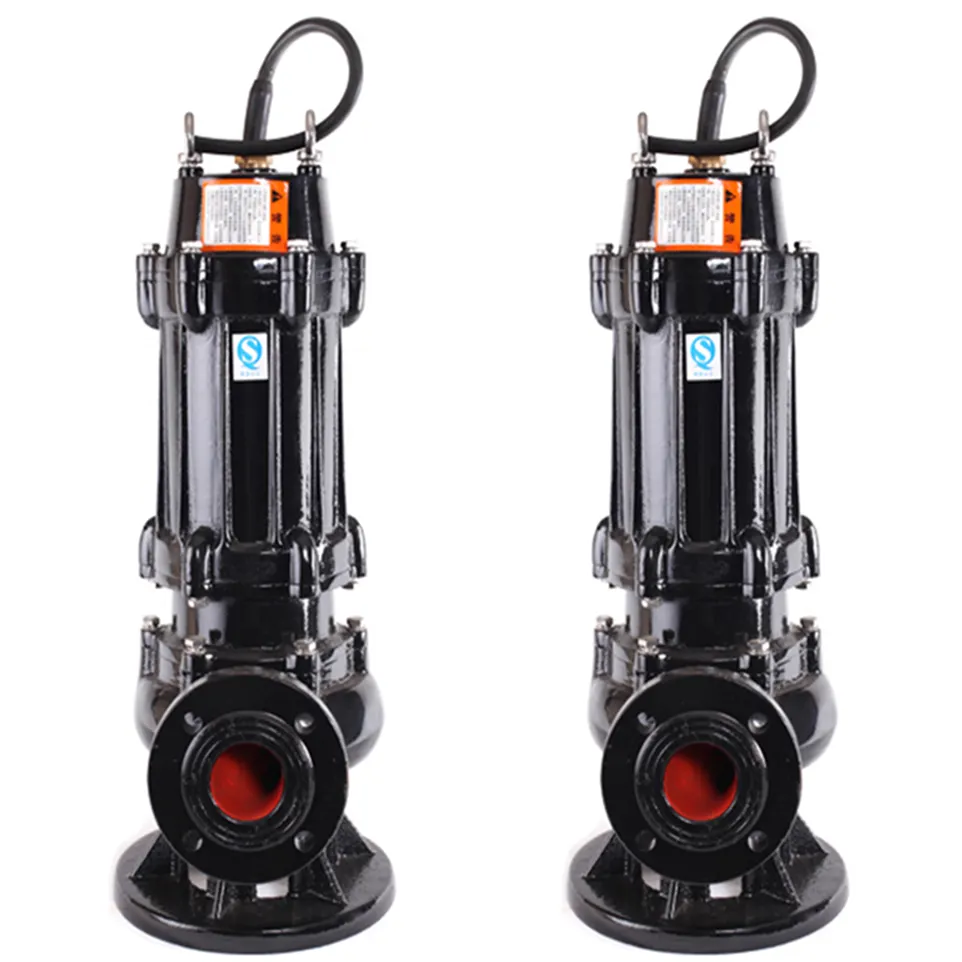 Pompe à eaux usées submersible pompe à eau fécale et sale verticale