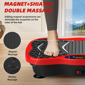 Plataforma Vibratoria Eléctrica RS Slim Body Shape <span class=keywords><strong>para</strong></span> Uso Doméstico, Máquina de <span class=keywords><strong>Ejercicio</strong></span> con 120 Niveles, Quema Grasa Fácil, Entrenamiento de Cuerpo Completo - Product Image 3