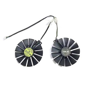 พัดลม GPU 4PIN PLD10010S12H T129215SM สำหรับ <span class=keywords><strong>ASUS</strong></span> ROG stitx GTX1050Ti 4G <span class=keywords><strong>GTX</strong></span> <span class=keywords><strong>1050</strong></span> 2G - Product Image 1