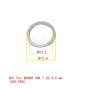 Cuña de ajuste <span class=keywords><strong>Berserk</strong></span> B31 para BOSCH THK 1,20-3,9 MM 200 PCS para inyector diésel - Product Image 5