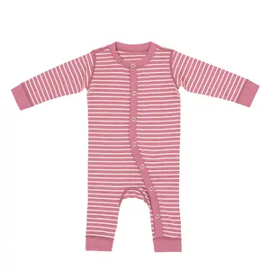 Solarwool bé jumpsuits dài tay áo Romper Merino LEN SƠ SINH quần áo nhà máy giá tốt nhất tùy chỉnh mùa xuân đầy đủ Unisex