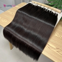 Paquetes de cabello humano alineados con cutícula virgen de calidad superior de grado 14A, extensión de cabello liso de hueso vietnamita crudo