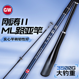 Canne à pêche Guangwei Gangtao Lure Rod ML Action 2 sections en fibre de carbone 1,8M 2,4M pour la pêche en mer et en eau douce - Product Image 4
