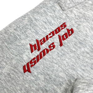 Custom Embroidery Design Classic Style Hooded <b>Sweater</b> and Pants Set Warm Winter Sweatshirt Suit - Product Image 5