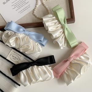 Accesorios para el Cabello de Tela Estilo Ballet, Cinta Elástica para el Cabello, Pinza para Cola de Caballo - Product Image 1