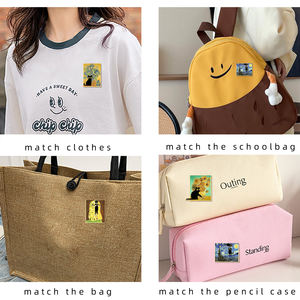 Schwarze Katze & Berühmte Gemälde Themen-UV-bedruckter Zinklegierungs-Emaille-Pin – Lässiges Accessoire, Rucksack-Deko, Geschenk, Großbestellung für Großhändler - Product Image 5