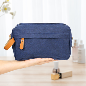 Custom Private Label Personalized Brand Logo Portable Travel Toiletry Organizer Case Shaving <b>Make</b> <b>up</b> <b>Bag</b> With Zipper - Product Image 1