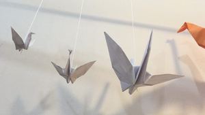 <span class=keywords><strong>Uccelli</strong></span> <span class=keywords><strong>di</strong></span> <span class=keywords><strong>Carta</strong></span> Origami Fatti a Mano con Cordino, Stile Amore, per Decorazioni Floreali Matrimoniali - Eleganti Creazioni in <span class=keywords><strong>Carta</strong></span> - Product Image 6