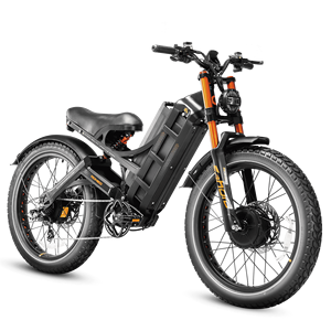 Vélo électrique eAhora Romeo Ultra II 2, cadre en acier haute teneur en carbone, 60V 80AH, double moteur, pour adultes - Product Image 3