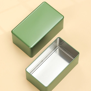 Latas Rectangulares Vacías para Té RTS de 154*<span class=keywords><strong>88</strong></span>*70 mm, Latas Metálicas de Color Macaron de 100 g para Envasado de Té Suelto - Product Image 2